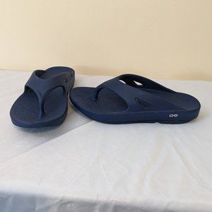 Oofos MEN'S OORIGINAL SANDAL - NAVY Sz 13 NWOT